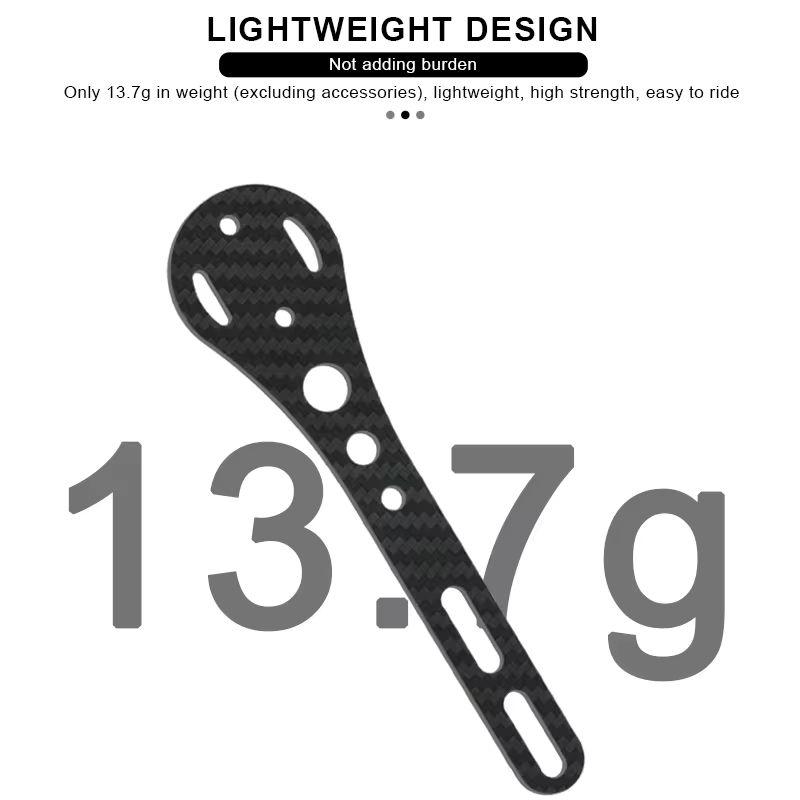 Крепление для шоссейного велосипедного компьютера, кронштейн из углеродного волокна, держатель для спидометра, секундомера, подставка для iGPSPORT, Garmin Bryton, GoPro