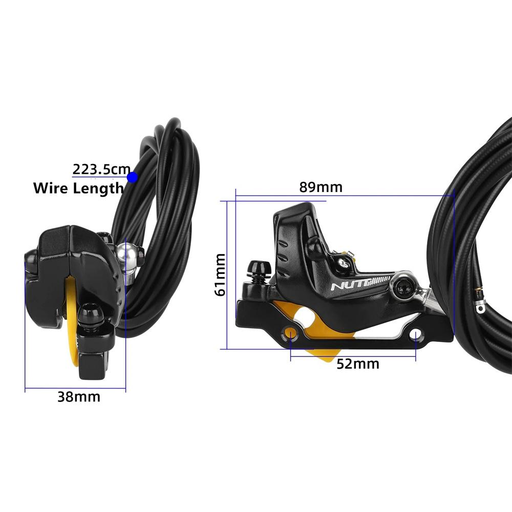 KuKirin G4 Max NUTT Гидравлический дисковый тормоз с 4 поршнями, задний правый