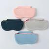 Women Girls Dustproof Glasses Box for Women Men Solid Colour Silicone Zipper Glasses Storage Waterproof Bag Cosmetic Coin Bag