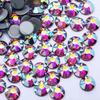 High Imitation Eight Big Eight Small Glass Hot Melt Adhesive Bottom Hot Drill Ab Color Water Diamond Diy Clothing Accessories