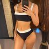 Сексуальный купальник бикини с высокой посадкой, с высоким вырезом для ног, женский купальник, женский купальник, комплект бикини из двух частей, купальный костюм для купания V5879