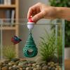 Plastic Christmas Tree Shrimp Resting Spot 3D Printed Hammock Feeding Ring  Betta Fish