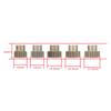 5pcs 3.175mm 32DP 16/17/18/19/20T Metal Pinion Motor Gear Aluminum Pinion Motor Gear for 1/10 RC Model Car