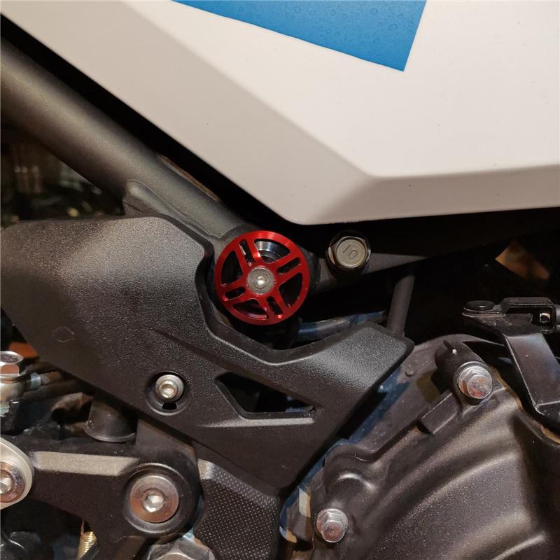 Motorcycle Accessories Spools Slider Stand Screws Decorative Cover Fits For KAWASAKI NINJA 400 Z 400 Z400 18 19 Frame Hole