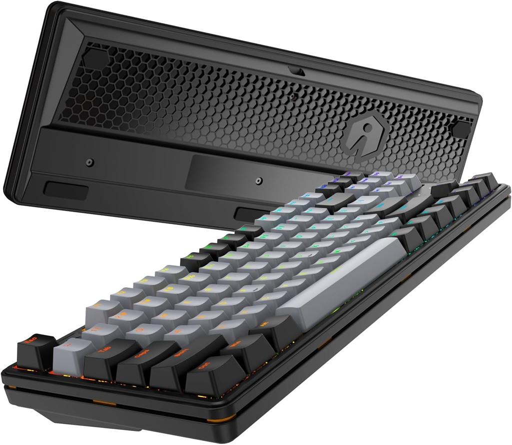 Игровая механическая TKL-клавиатура IROK NA87 MAG Rapid Trigger с магнитными переключателями, английская, с возможностью горячей замены, RGB, 8000 Гц, 80% раскладка, подсветка, программируемая, проводная,
