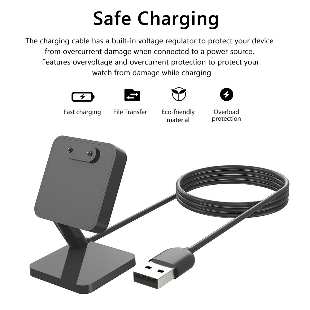Магнитный USB-кабель для зарядки, настольная подставка, зарядная док-станция для HUAWEI Band 8 /Watch Fit 2/Mini/Band 7/6 Pro Honor Band 6 ES