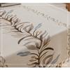 Waterproof Embroidered Plant Motif Tablecloth With Tassels Long Rectangle Dining Table Cover Ins Style Home Decor