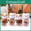 Cute Toy Puppy Keychain Animal Plush Super Soft Backpack Pendant Teens For