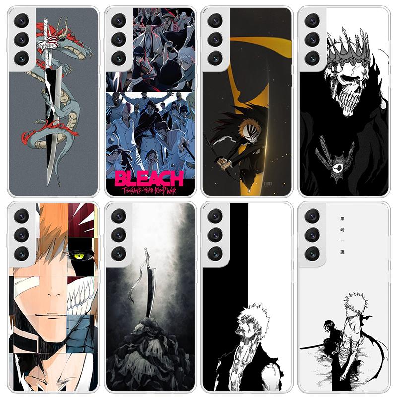 Bleach Japanese Anime Phone Case For Samsung Galaxy S26 S25 Edge S24 S23 Ultra S22 Plus S21 S20 FE Soft TPU Back Cover Funda Gal