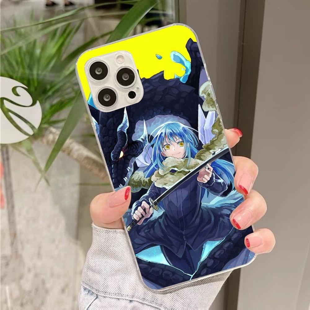 Чехол для телефона Rimuru Tempest Для iPhone 13 14 Pro Max XS XR 12 11 Pro 13 Mini 6 7 8 Plus Прозрачная задняя крышка Capa