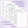 Персонализированная адресная книга с паролями формата A6 со ремешком - Английское издание