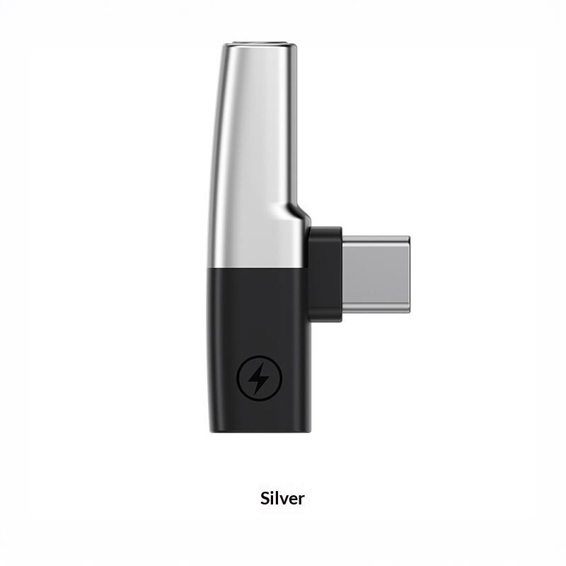 2-в-1 USB C на 3,5 мм Аудиоадаптер Портативный Легкий Аудиоконвертер для Автомобиля Дома Офиса Повседневного Использования