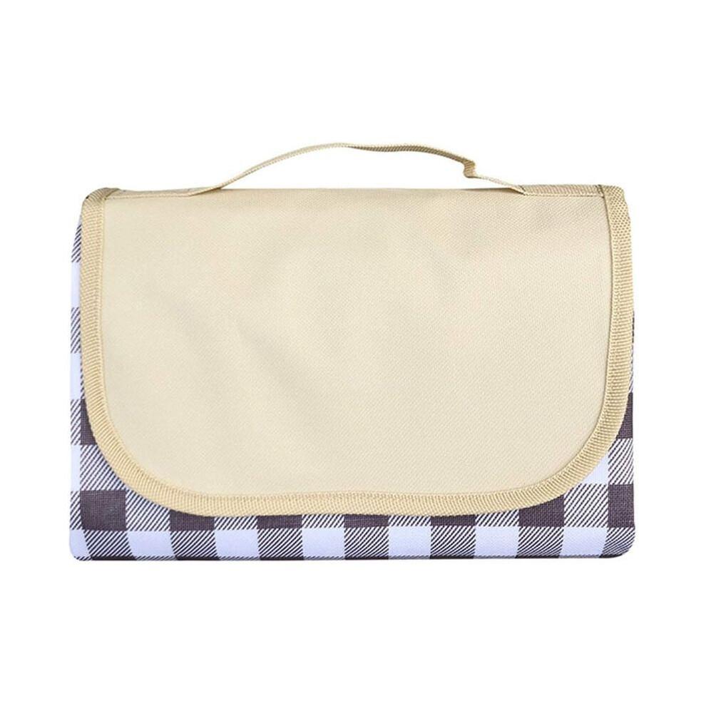 Beach Mat Picnic Blanket, 145X 180 CM Large Waterproof Picnic Blanket with Handle, Beach Blanke