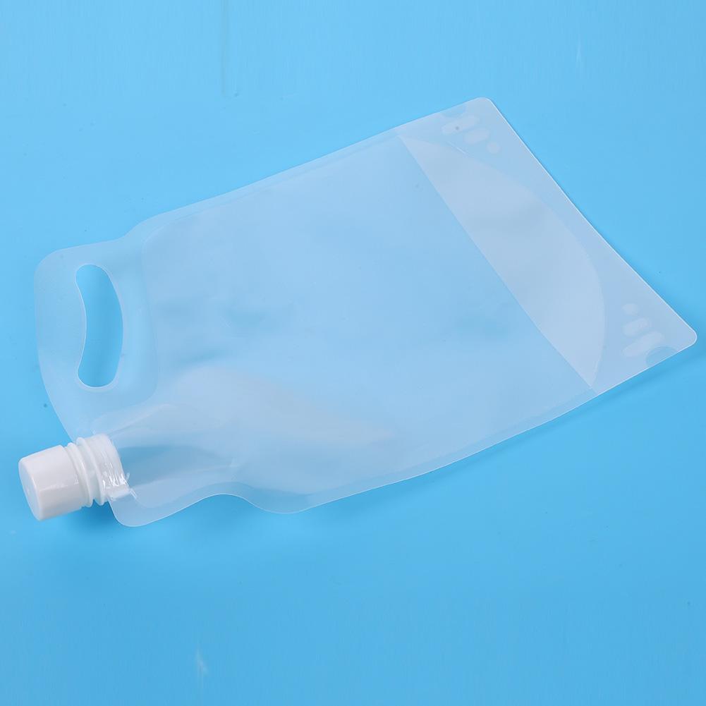 2 л Портативная Складная Сумка для Хранения Воды с Подъемной Ручкой для Кемпинга на Открытом Воздухе, Пеших Прогулок