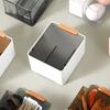 Cotton swab storage box, bathroom wall hanging, no punching, flip cover, cotton pad remover, cotton box, headrope storage box.