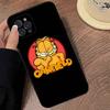 Милый Аниме Кот Гарфилд Чехол для Телефона для iPhone 12 11 13 14 15 16 17 Pro Max Plus Mini Чехол
