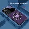 Круг Лотос Золото Для Oppo A79 5G 58 78 74 60 4G Reno 11F Realme GT 6 11 Note 50 10 C55 X2 Закаленное Стекло Черный Чехол для Телефона