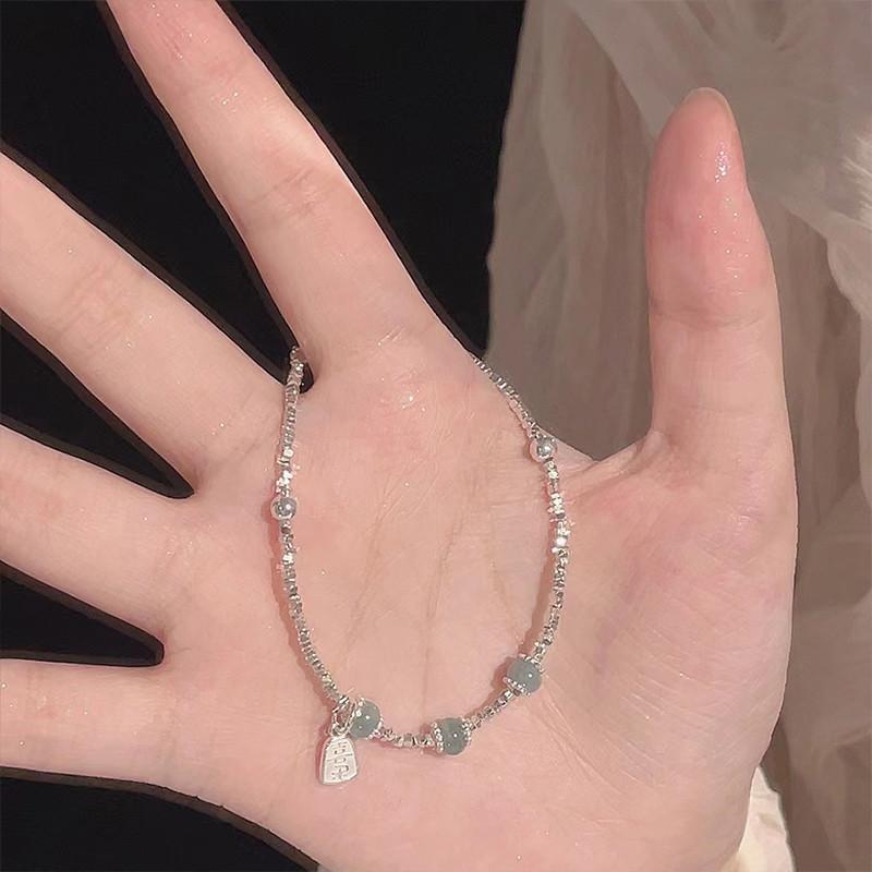 iF ME Корейские серебряные бусины браслеты для женщин нерегулярный браслет с подвеской «Радость» модные аксессуары ювелирные изделия подарок