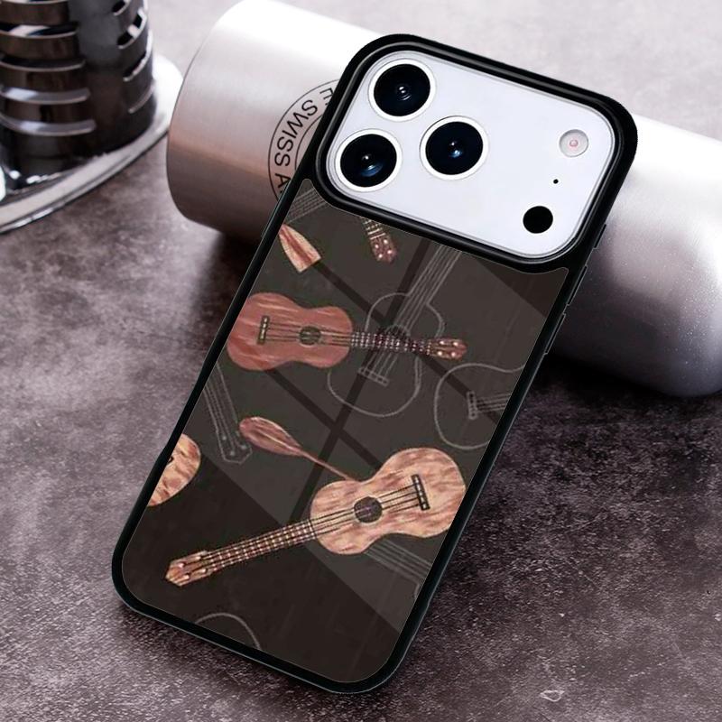 Мягкий чехол для телефона с рисунком музыкальной скрипки и гитары для iPhone 17 16 15 Pro Max Air 14 13 12 11 Plus Ударопрочный чехол Capa Cover