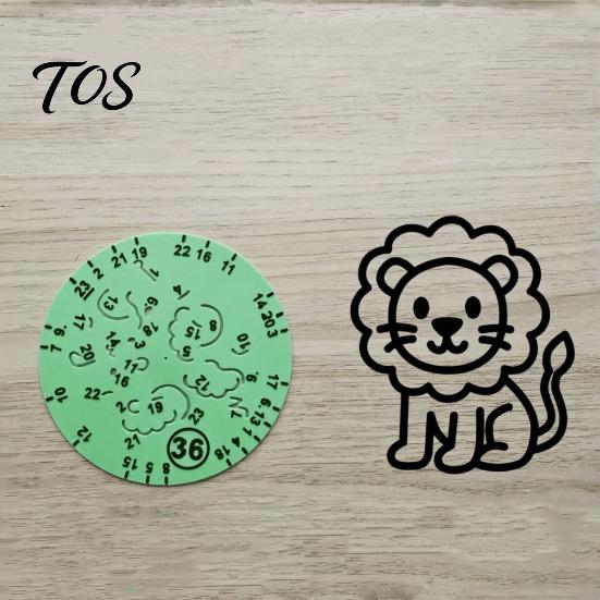 Cartoon Drawing Template Kit, with Durable Grooved Design, Digital Scale Rotation Pattern Board Template, for Kids And Adults DIY Hand Drawn Set