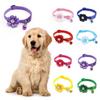 Adjustable Pet Bell Flower Collar Cute Dog Neck Ring Lovely Cat Flower Necklace Pet Party