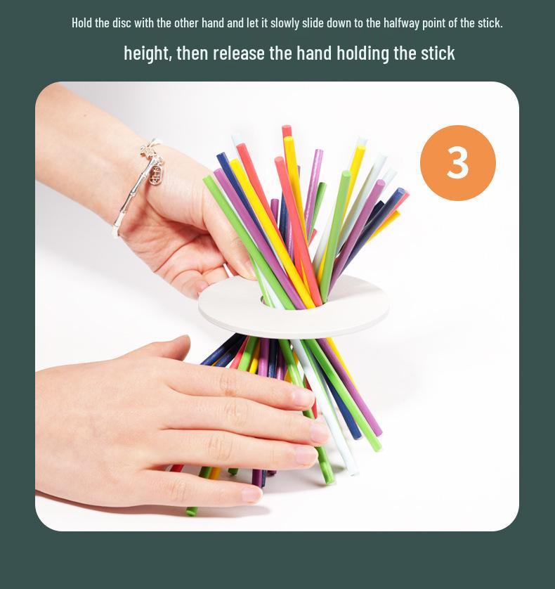 Early Childhood Balance Blocks: Educational Wood Skewers Game