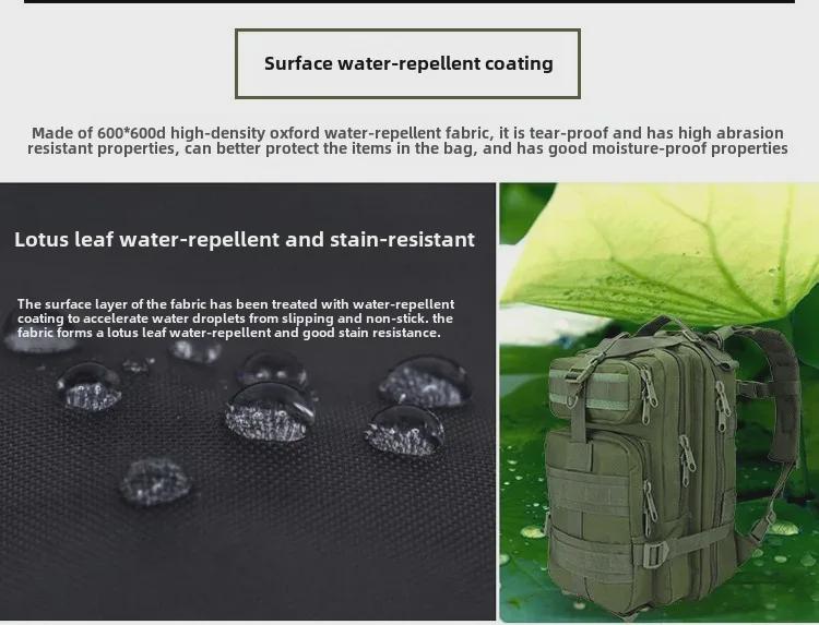 Водонепроницаемый тактический рюкзак 26 л: Многофункциональная сумка для спорта на открытом воздухе, походов и альпинизма