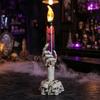 Secret Room Scary Decor Halloween LED Ghost Candle Light, Spooky Hand Lamp Party Atmosphere Tabletop Decor, Horror Light for Haunted House Dynamic