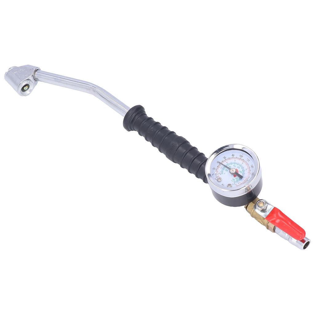 Tire Inflator with Pressure Gauge  Nozzle Accessory Replacement for Maintenance