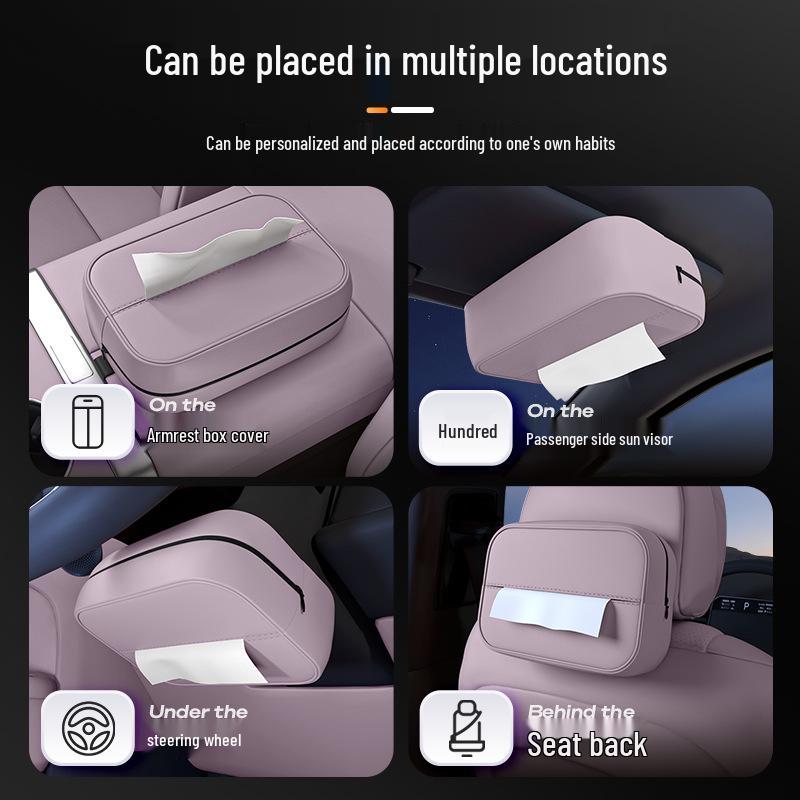 Xiaopeng M03 MAX Tissue Box Seat Hanging & Armrest Car Interior Decoration
