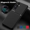 Rugged Non-Slip Portective Case For Samsung Galaxy A56 A36 A26 A16 5G Cover Car Magnetic Suction Holder Coque Fundas Capa