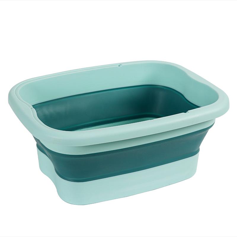 Foldable Foot Bath Basin: Portable Foot Massage and Washing Bucket for Dorms