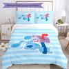 3pcs Pistas Da Blue Blue’s Clues2 Design Cover Set - HD Printed Bedding with 1 Cover and 2 Pillowcases - Perfect for Home and Dorm Decor