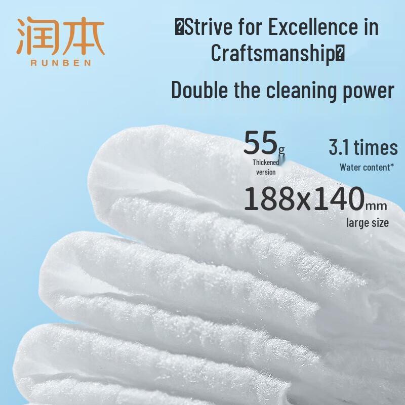 Дезинфицирующие влажные салфетки Runben с алкоголем