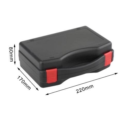 Toysmith Multifunctional Toolbox with Sponge Protection, Waterproof Foam Organizer, DIY Compartments, Durable Shockproof Empty Box, Work Suitcase, 220