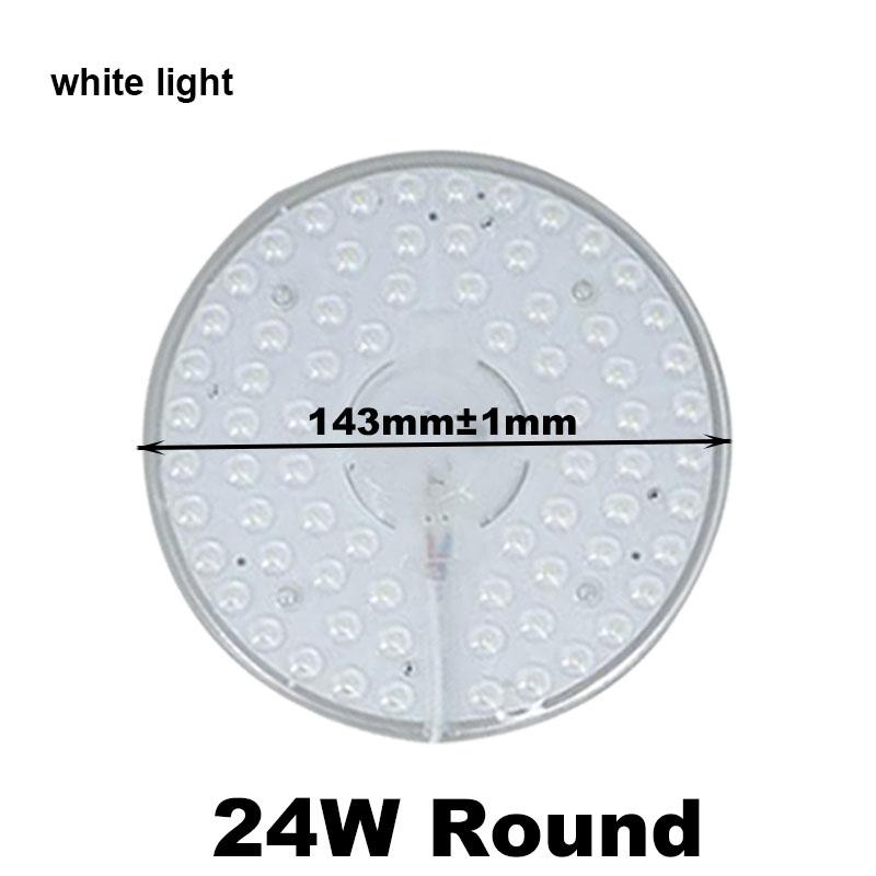 36 Вт, 24 Вт, 12 Вт, светодиодная кольцевая панель, круг, белый источник света, чипы SMD2835, светодиодный квадрат, круглая потолочная доска, круглая лампа, доска переменного тока, 220 В