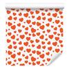 Peach and White Hearts Wallpaper 50x1000