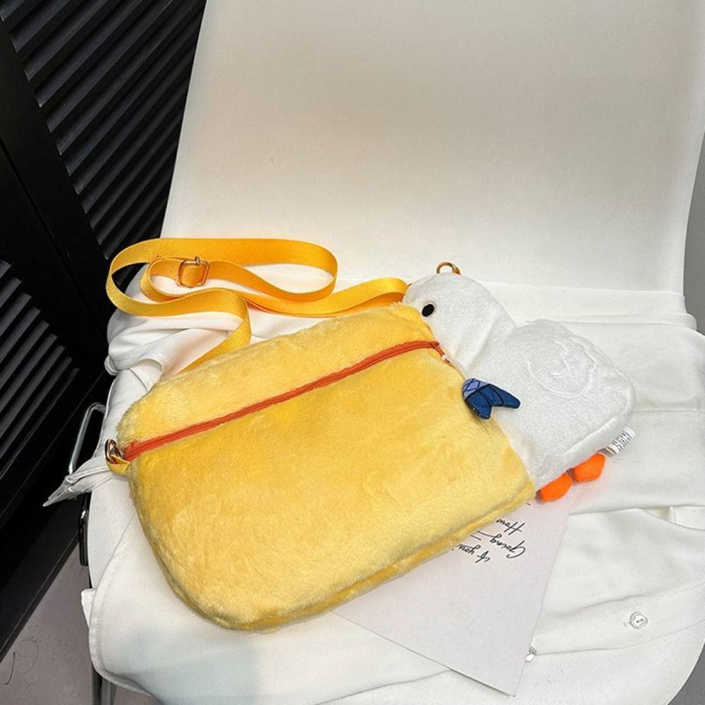 Cross Body Bag Pelican Shoulder Bag Cartoon Plush Pelican Ita Bag Big Mouth Pelican Bag Girls