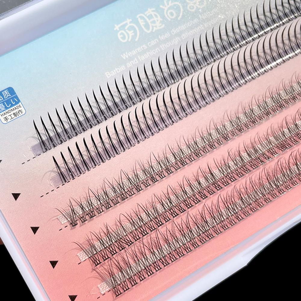 Needed Eyelashes Extension Natural Long Premade Volume Fan Eyelashes A Shape&Volume Cluster Mixed