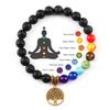 7 Chakra Life Tree Bracelets Natural Stone Reiki Healing Engry Beads Bracelets Women Men Yoga Bracelet Meditation Jewelry Gift