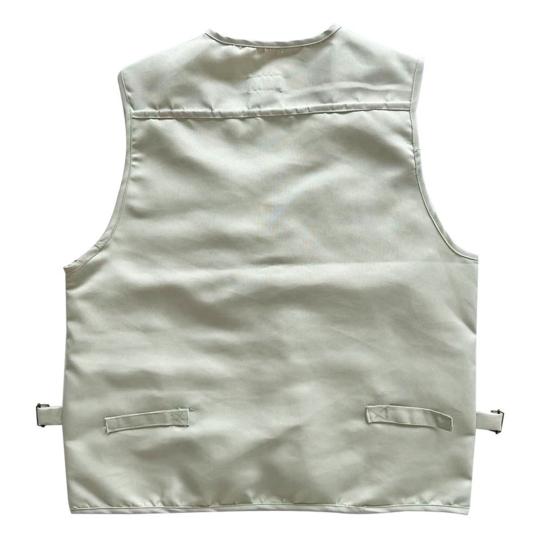 Мужской жилет с несколькими карманами, летний жилет без рукавов на молнии с v-образным вырезом, жилет-карго для уличной фотографии, свободный жилет