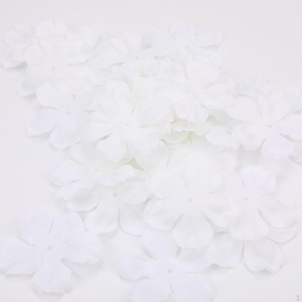 500 Pieces Flower Petals Artificial Fake Silk Floral Head for Garden