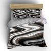 Golden streaks on waves. Bedding sets Duvet covers Pillowcases(1* Duvet Cover 2* Pillowcases without duvet insert)