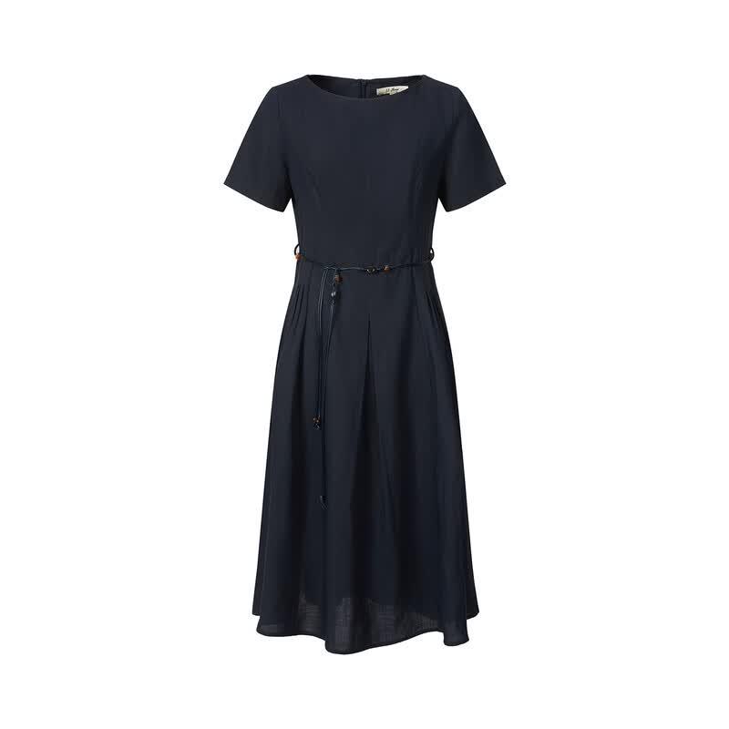 Женское платье JUZUI в стиле Old Money из смесовой ткани Tencel
