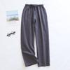 Men and Women's Homewear Spring and Fall Sleeping Pants Couple Pants Thin Section Plaid Home Pants Casual Soft