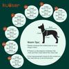 Kuoser Dog Sweatshirt, Winter Fall Warm Dog Sweater for Small Medium Sized Dogs Girl Boy, Cold Weather Pet Sweatshirts with Pocket Soft Doggie