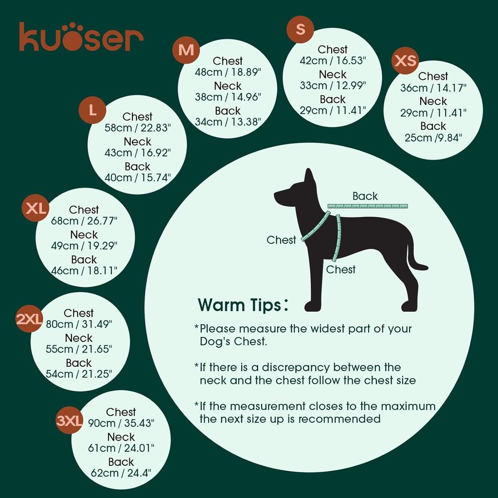 Kuoser Dog Sweatshirt, Winter Fall Warm Dog Sweater for Small Medium Sized Dogs Girl Boy, Cold Weather Pet Sweatshirts with Pocket Soft Doggie