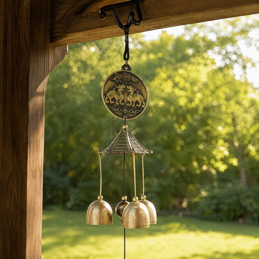 1pc Exquisite Fine Workmanship Alloy Wind Chimes Fortune Tree Wind Chimes For Shop Home Decoration