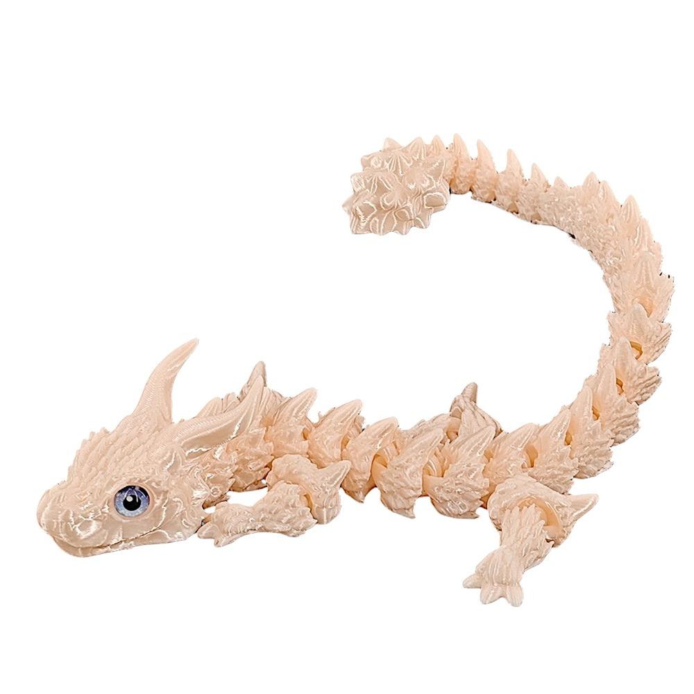 Simulated Eye 3D Printed Dragon 3D Articulated Dragon Toys Landscaping Decoration