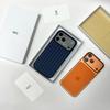 INS Уникальная креативность для чехла RIMOWA Business Luggage Case для IPhone 17 Pro Max 16 15 14 13 3D гофрированная полоска Стильный алюминиевый сплав Защитный от падений чехол